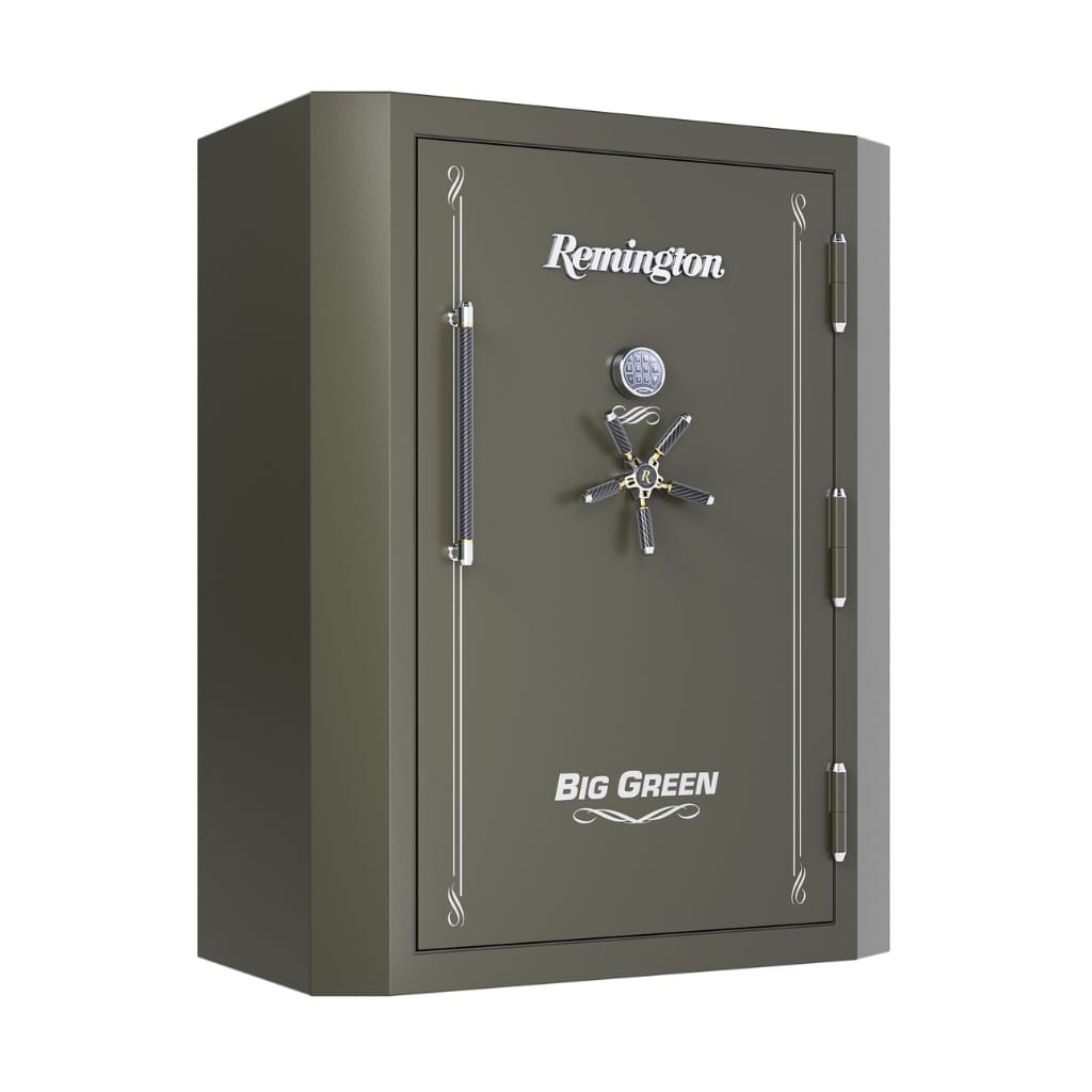 Remington SECSAR6268-BG Big Green Series Gun Safe | CA DOJ Approved | 60 + 6 + 2 Gun Capacity | 90 Minute Fire Rated