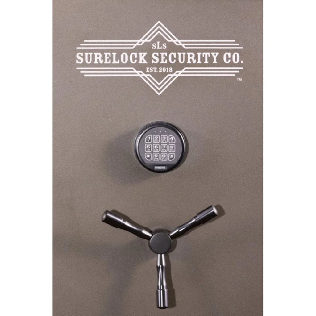 Surelock Security SLSCA-24B Cadet 24 Gun and Home Safe | 24 Long Gun Capacity | 45 Minute Fire Rated | 14-Gauge Steel