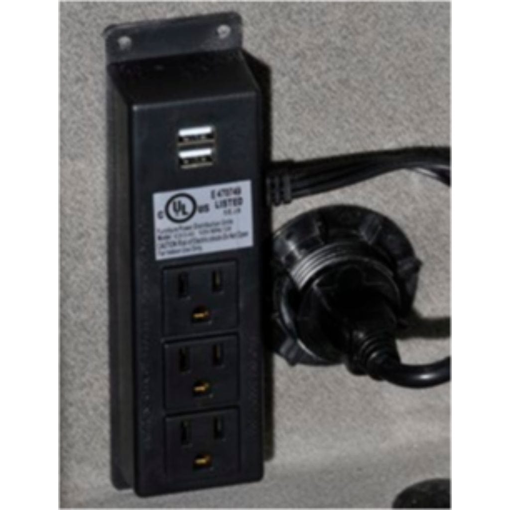 Honeywell USB Wall Plate Surge Protector with Six AC Outlets, USB