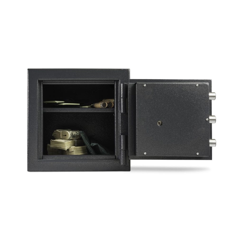 AmSec MS1414 American Security Mini Burglar Safe | B-Rated | UL Listed Group 2 Dial Lock | 1.20 Cubic Feet
