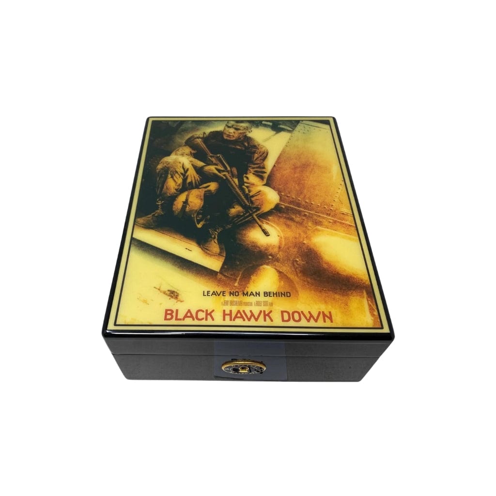 Daniel Marshall "Black Hawk Down" Humidor Factory Floor Sale #324 Limited Edition | 35 Cigar Capacity