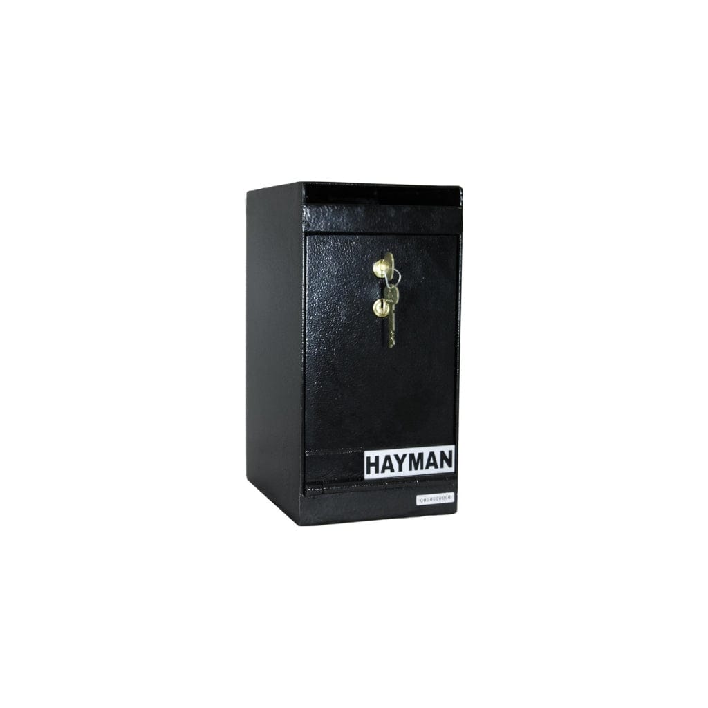 Hayman CV-SL12K CashVault Under Counter Depository Safe | Budget Crunching Drop Safe | Full "B" Rated Body | Dual Key Lock