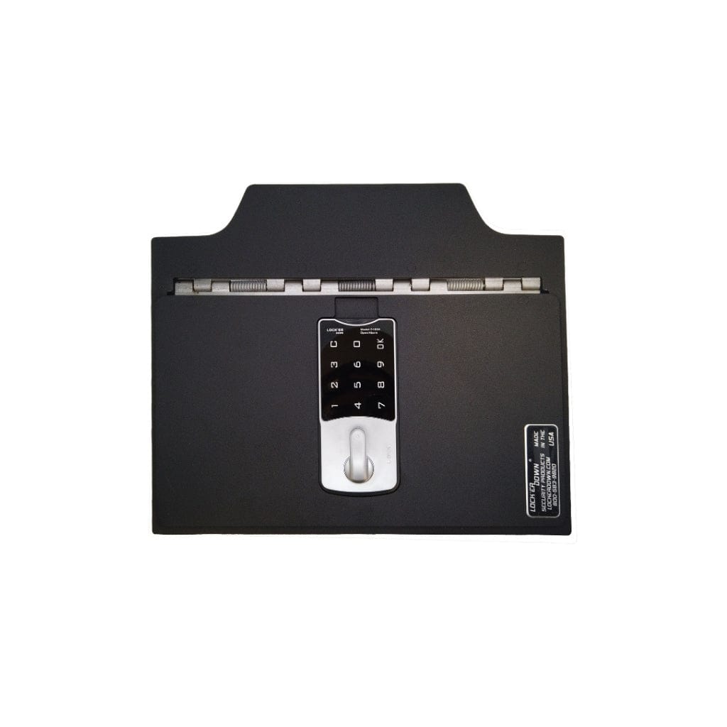 Lock'er Down LD2078LEX EXxtreme Console Safe for Dodge Ram 1500, 2500, 3500 & 4500 (2019-2023) for Limited & Longhorn Editions Only | Heavy 12 Gauge Steel | 4 Point Locking System