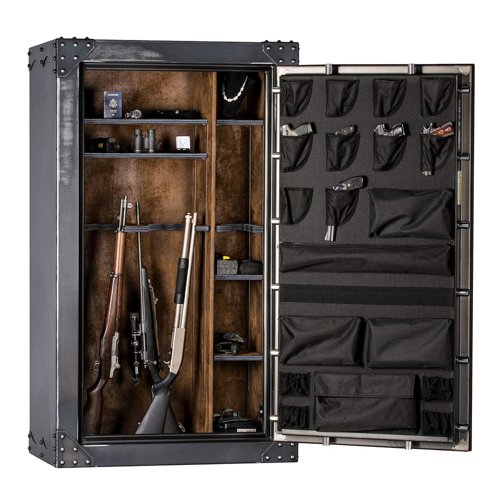 Rhino AIW7242X Ironworks AIW Gun & Rifle Safe ǀ 54 Long Guns & 10 Handguns ǀ 130 Minute Fire Rated