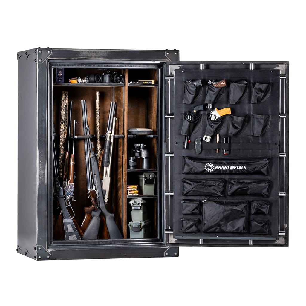 Rhino IWT6042X Ironworks Thunderbolt Gun & Rifle Safe ǀ 54 Long Guns & 8 Handguns ǀ 170 Minute Fire Rated