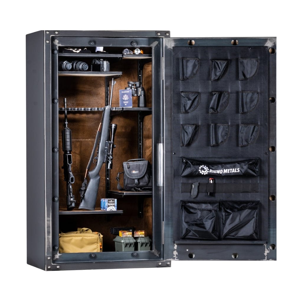 Rhino RSX6636 Strongbox Series Safe with Safex™ Security System & Rhino™ Vector Interior | UL RSC Rated / CA DOJ Compliant ǀ 49 Long Gun Capacity | 80 Min Fire Protection