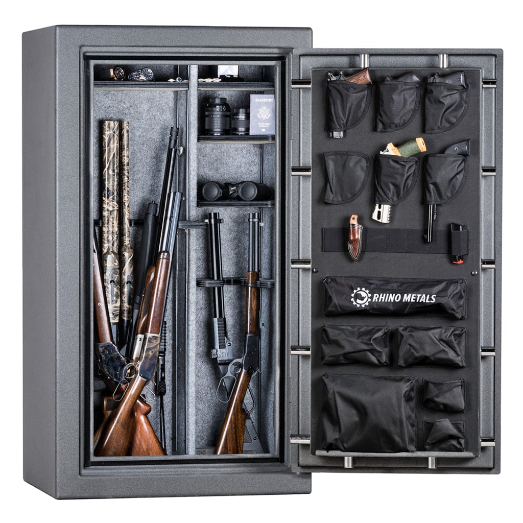 Rhino RT6033X Thunderbolt Gun & Rifle Safe ǀ 36 Long Guns & 8 Handguns ǀ 160 Minute Fire Rated