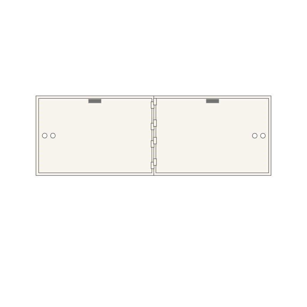 SoCal Bridgeman AXL-2-10 Modular Teller Lockers | 2 x [10"x16"] Security Boxes