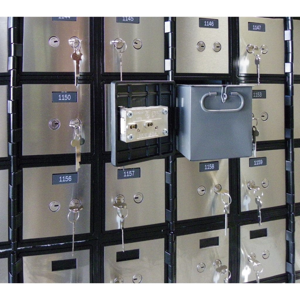 SoCal Bridgeman SS-6A Modular Safe Deposit Boxes | 3 x [5&quot;x10&quot;] + 3 x [10&quot;x10&quot;] Security Boxes