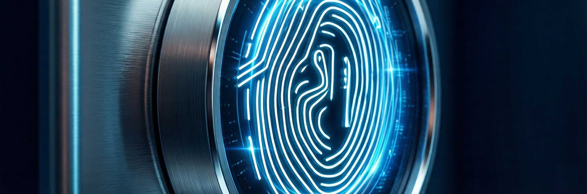futuristic biometric lock
