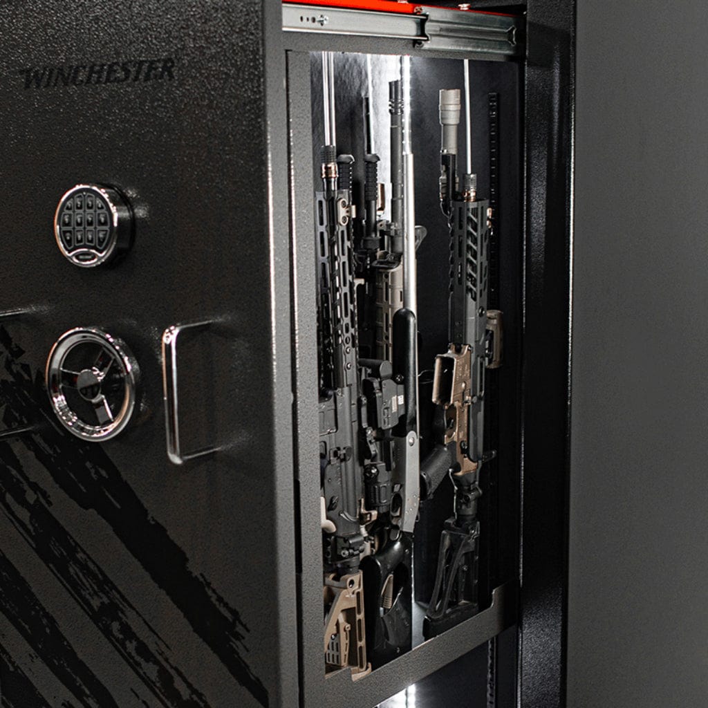 Winchester DDD-6048-3 Defender Double Door Gun Safe | UL RSC Certified | 40 Long Gun Capacity | 2 Hour Fire Rating at 1400° F