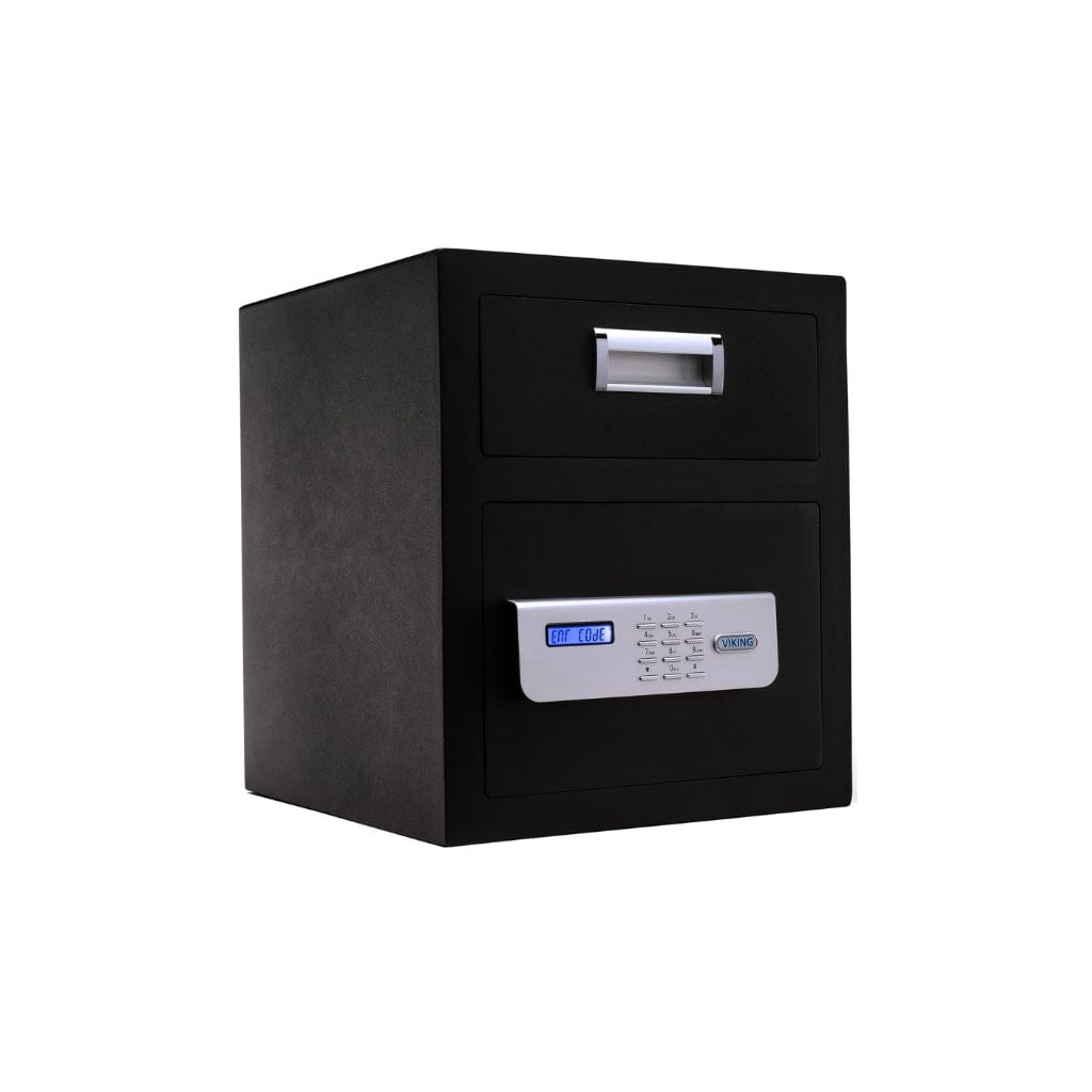 Viking VS-40DS Medium Depository Safe | Anti-Fishing Chute | Motorized Deadbolt Locking System