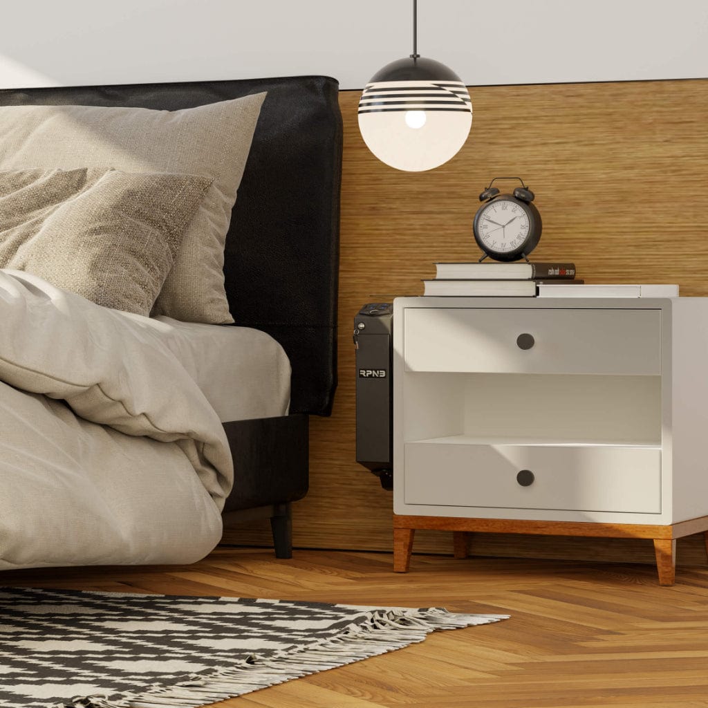 RPNB RP311F Bedside Pistol Safe | CA DOJ Approved | Biometric Lock | Quick Access