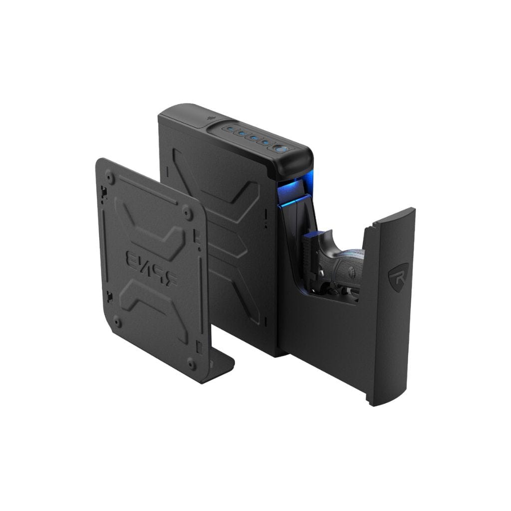 RPNB RP2007 Carbon Knight Bedside Pistol Safe | Steel Construction | Biometric Lock | Quick Access