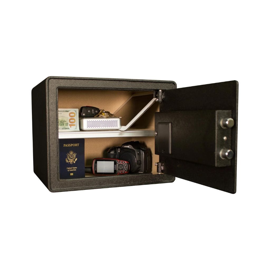 Tracker Safe S12 S Series Home Safe | 14 Gauge Steel Body | Biometric Lock