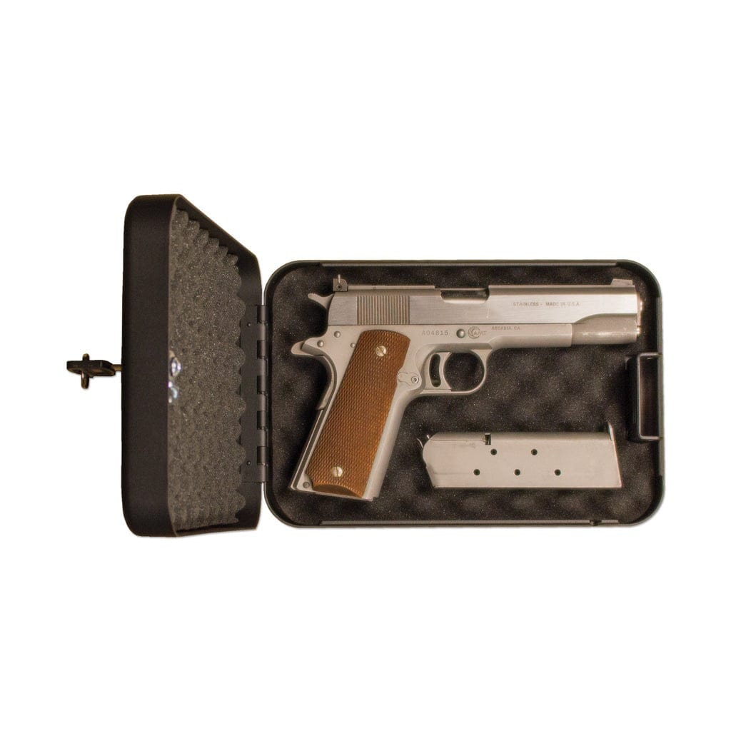 Tracker Safe SPS-02 - Single Pistol Safe | Foam Interior | Key Lock