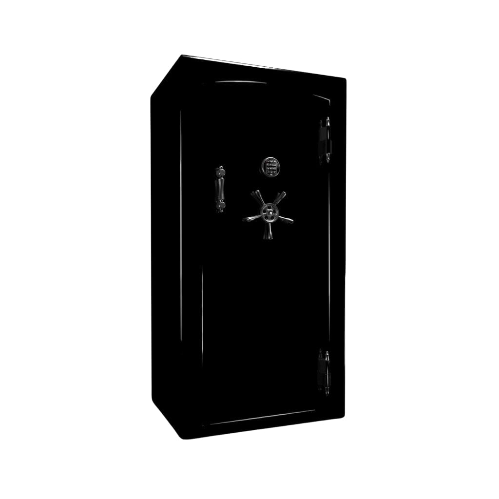 American Rebel CS25 Constitution 25 Gun Safe | UL RSC Rated | 36 Gun Capacity | 120 Minutes Fireproof at 1750°F Black Gloss / Standard / Silver