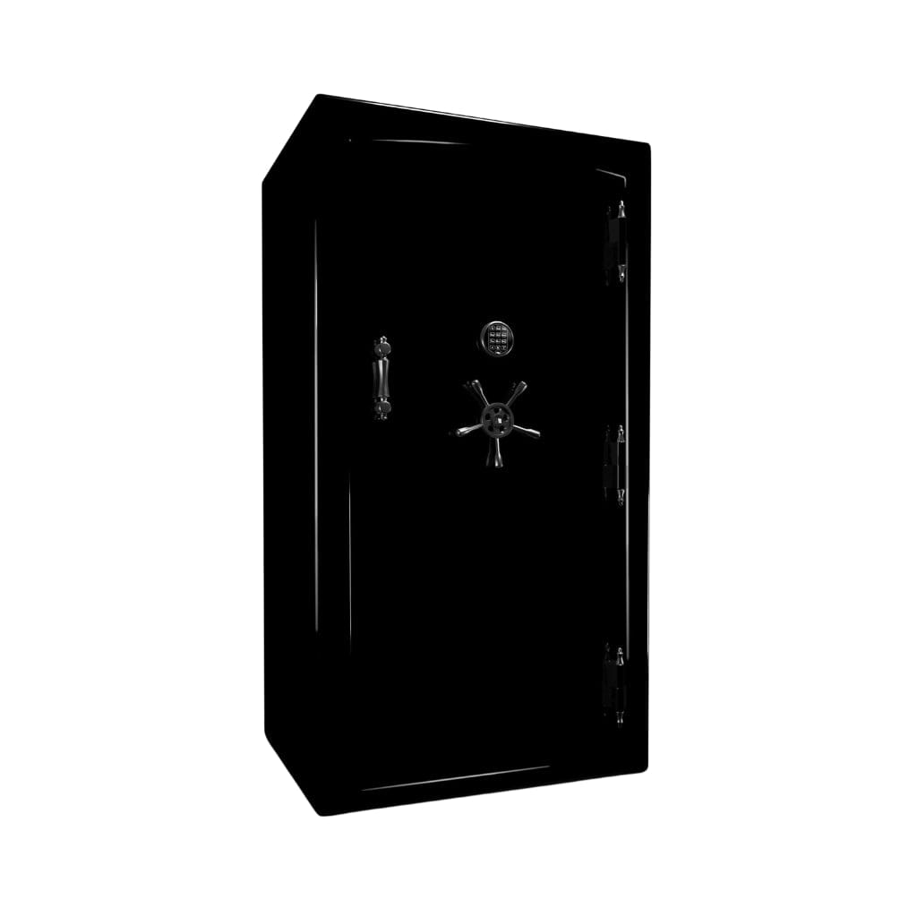 American Rebel CS40 Constitution 40 Gun Safe | UL RSC Rated | 49 Gun Capacity | 120 Minutes Fireproof at 1750°F Black Gloss / Standard / Silver