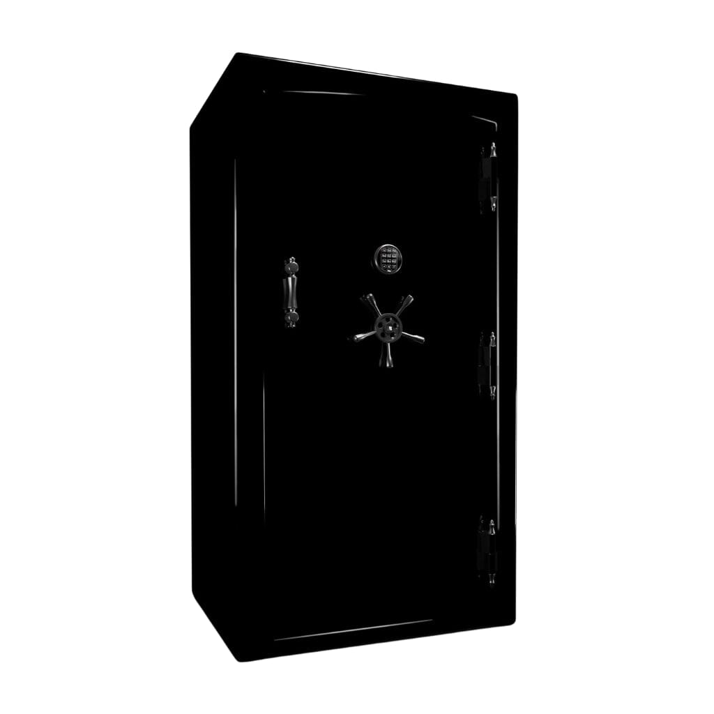 American Rebel CS50 Constitution 50 Gun Safe | UL RSC Rated | 58 Gun Capacity | 120 Minutes Fireproof at 1750°F Black Gloss / Standard / Silver