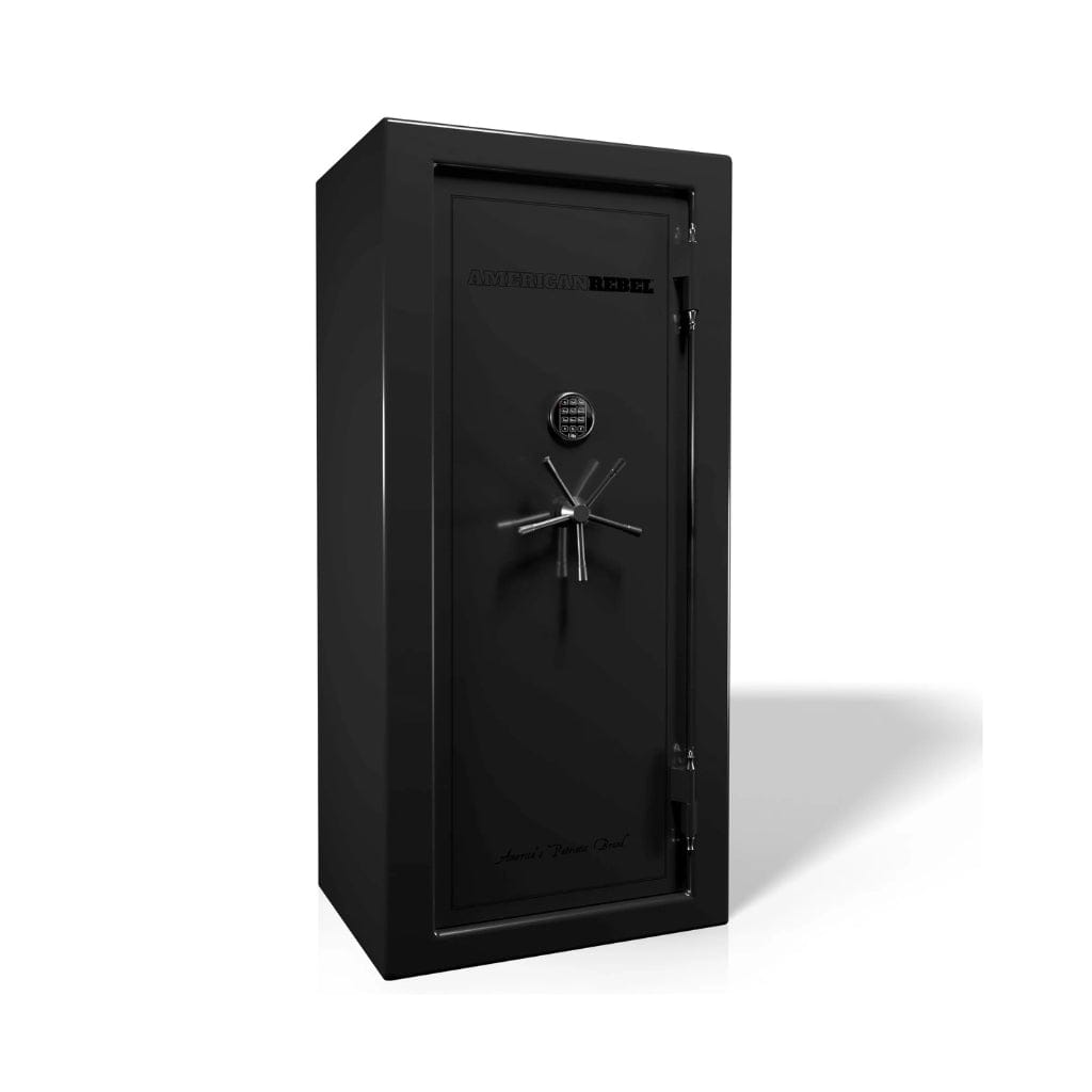 American Rebel Patriot 20 Gun Safe | 15 Gun Capacity | 75 Minutes Fireproof at 1200°F Black