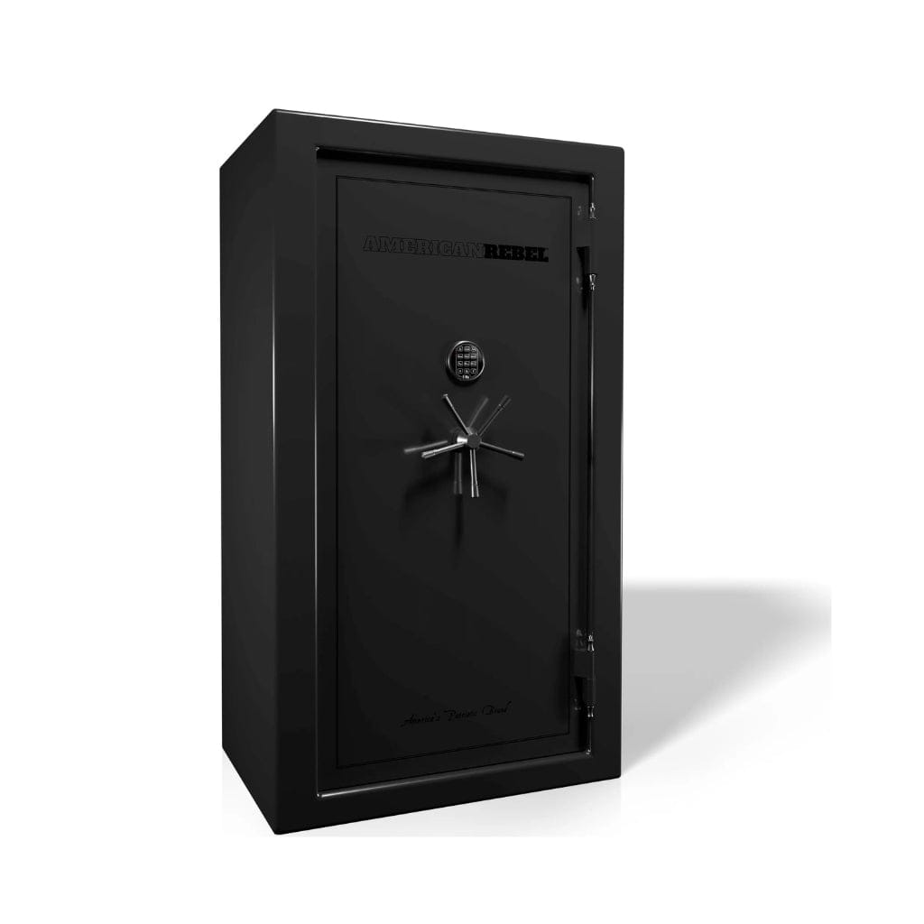 American Rebel Patriot 30 Gun Safe | 25 Gun Capacity | 75 Minutes Fireproof at 1200°F Black