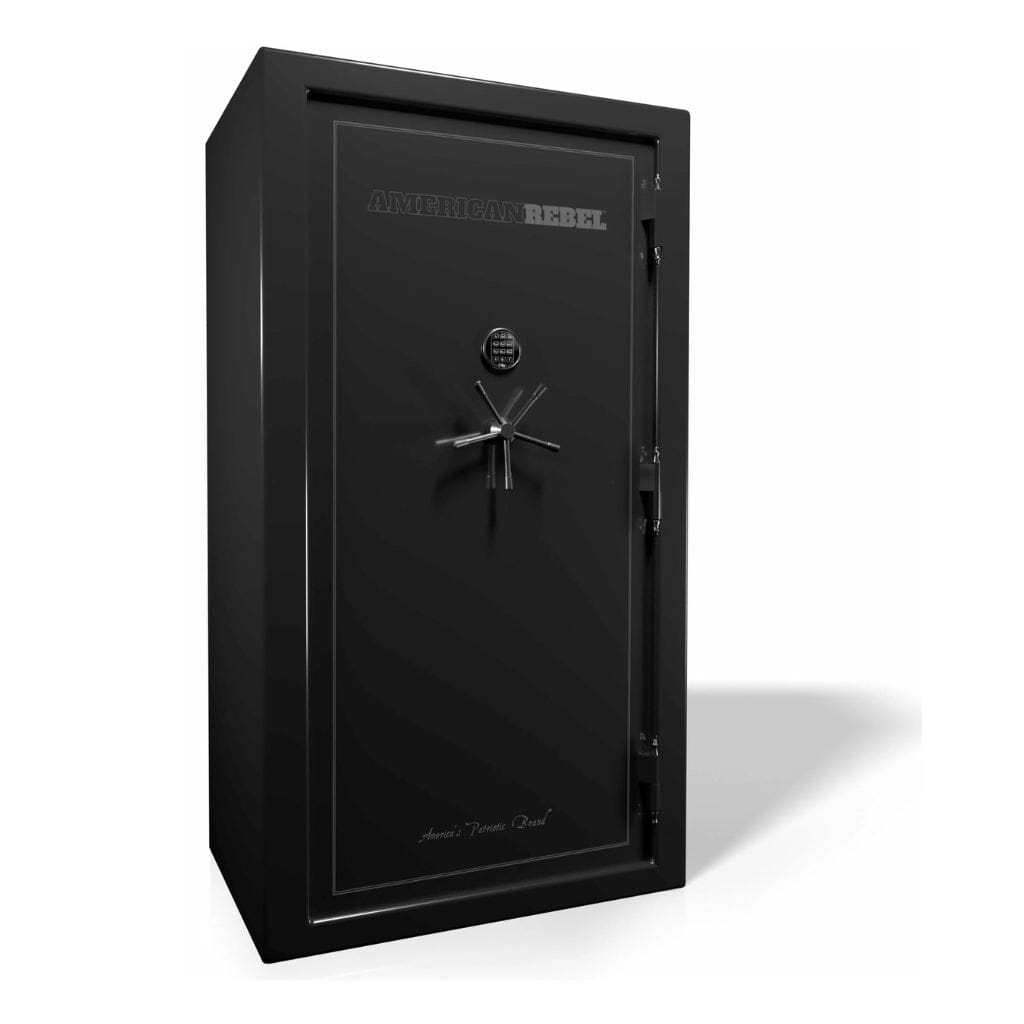 American Rebel Patriot 45 Gun Safe | 40 Gun Capacity | 75 Minutes Fireproof at 1200°F Gray