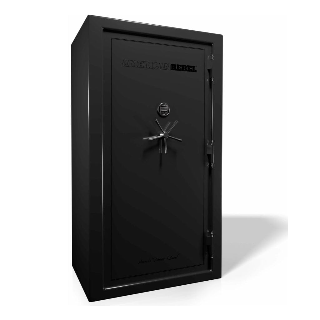 American Rebel Patriot 45 Gun Safe | 40 Gun Capacity | 75 Minutes Fireproof at 1200°F Black
