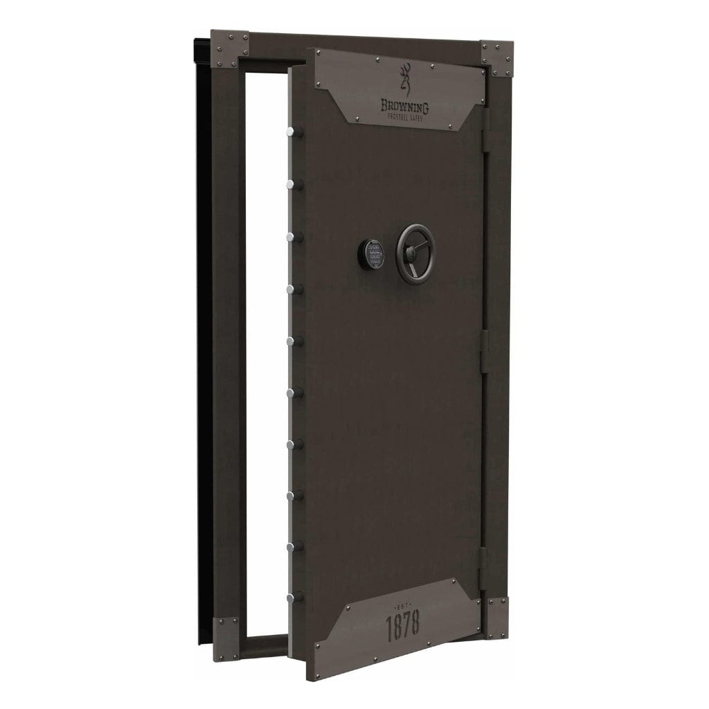 Browning 1878 Clamshell Out-Swing Vault Door | Fire-Resistant Insulation | 83&quot;H x 42 3⁄4&quot;W