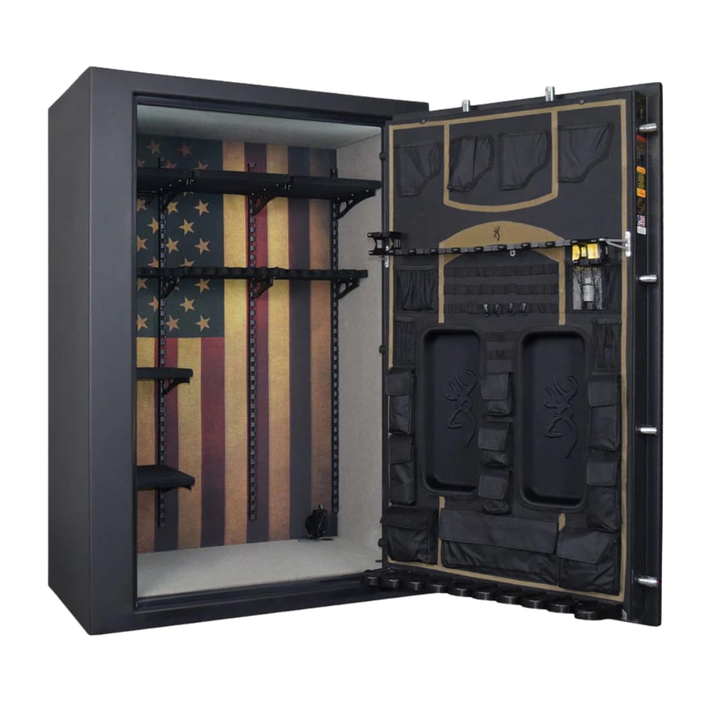 Browning HTRDLX49 Hunter Series Gun Safe | UL RSC Rated | 49 Long Gun Capacity | 80 Minute Fire Rated at 1550°F