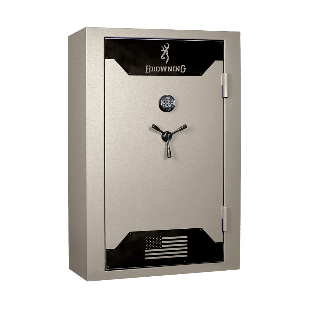 Browning HTRDLX49 Hunter Series Gun Safe | UL RSC Rated | 49 Long Gun Capacity | 80 Minute Fire Rated at 1550°F Textured Putty Gray
