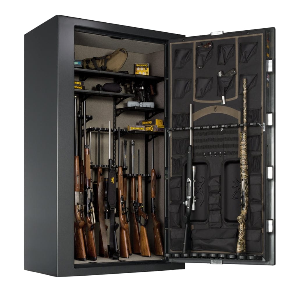 Browning SR49T Silver Series Gun Safe | UL RSC Rated | 49 Long Gun Capacity | 100 Minute Fire Rated at 1680°F