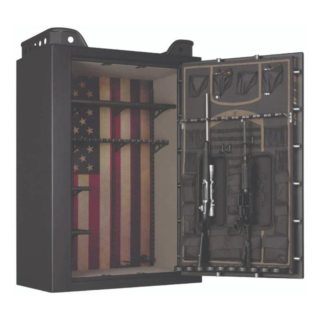 Browning US49 Stars &amp; Stripes Series Gun Safe | 49 Long Gun Capacity | 100 Minute Fire Rated at 1680°F