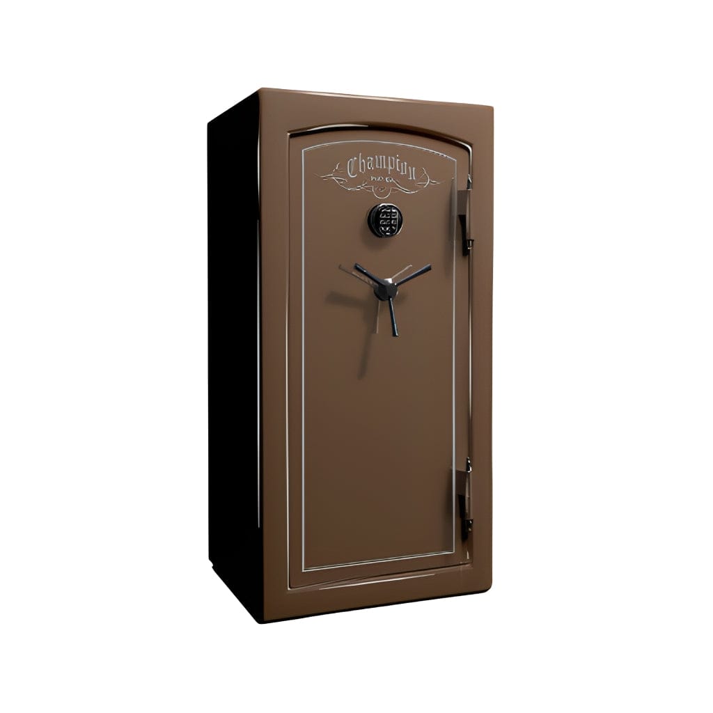 Champion Safe EC14 Estate 14 Gun And Jewelry Safe | UL Rating | 4 Gun Capacity | 120 Minutes Fireproof at 1200°F Bronze Gloss / Standard / Silver