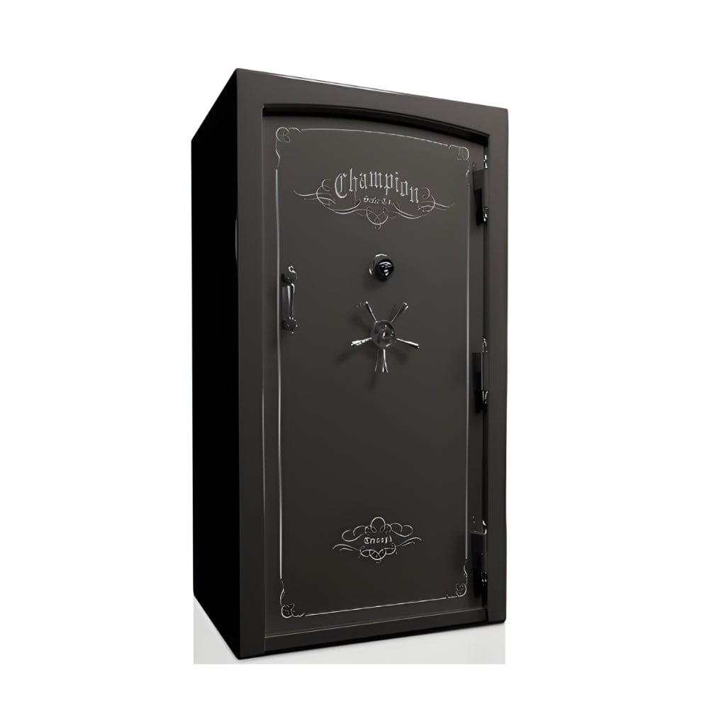 Champion Safe TR40 Triumph 40 Gun Safe | UL RSC Rated | 49 Gun Capacity | 120 Minutes Fireproof at 1750°F Platinum Gloss / Standard / Silver