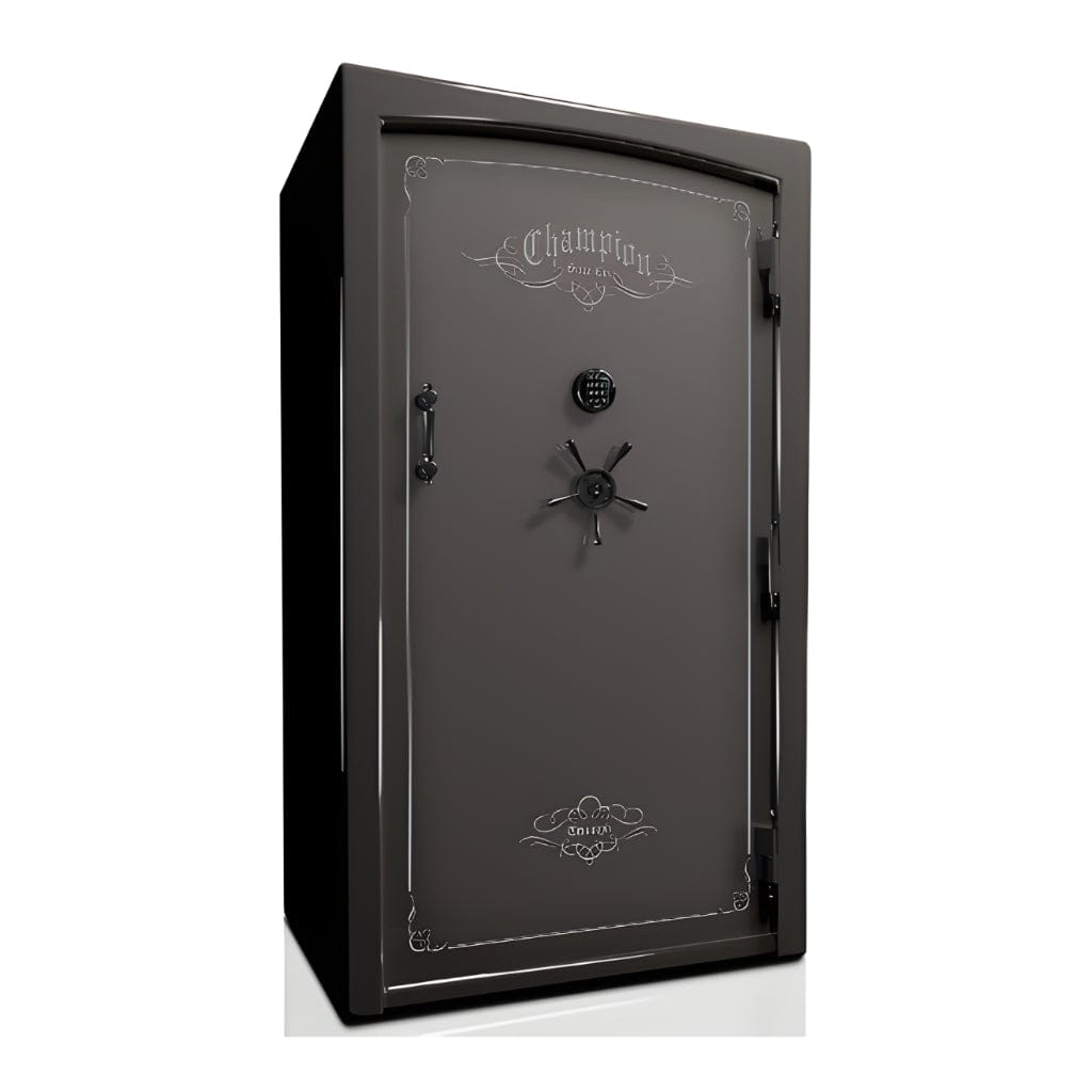 Champion Safe TR50 Triumph 50 Gun Safe | UL RSC Rated | 58 Gun Capacity | 120 Minutes Fireproof at 1750°F Gunsmoke Two Tone / Standard / Silver