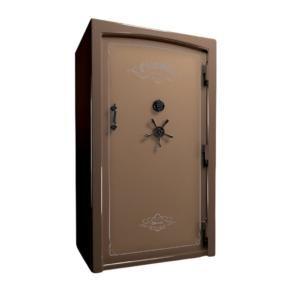 Champion Safe TR50 Triumph 50 Gun Safe | UL RSC Rated | 58 Gun Capacity | 120 Minutes Fireproof at 1750°F Gold Dust Two Tone / Standard / Silver