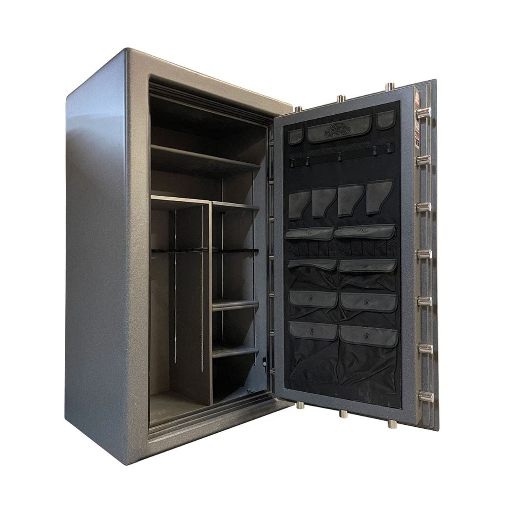 Champion Safe UT45 Untouchable 45 Gun Safe | UL RSC Rated | 49 Gun Capacity | 110 Minutes Fireproof at 1865°F Granite Texture / Standard / Silver