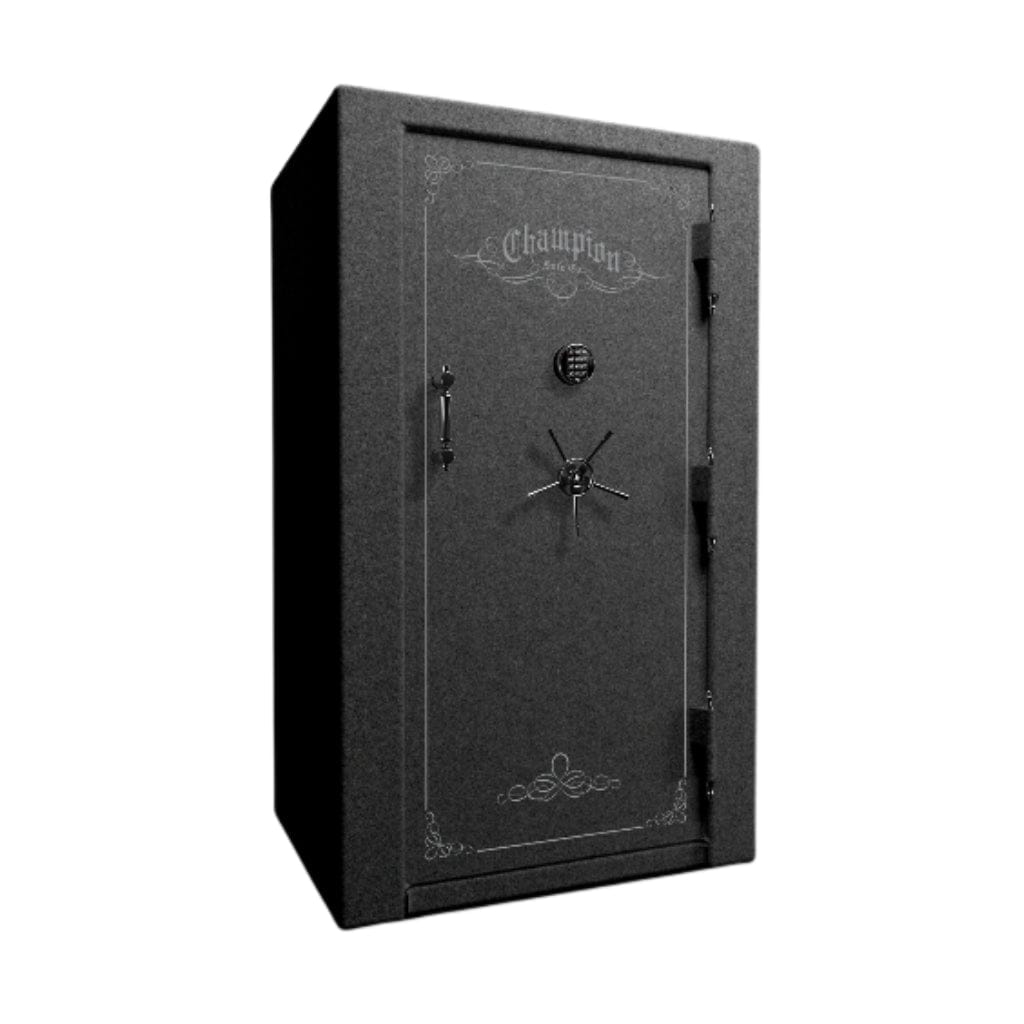 Champion Safe UT45 Untouchable 45 Gun Safe | UL RSC Rated | 49 Gun Capacity | 110 Minutes Fireproof at 1865°F Granite Texture / Standard / Silver
