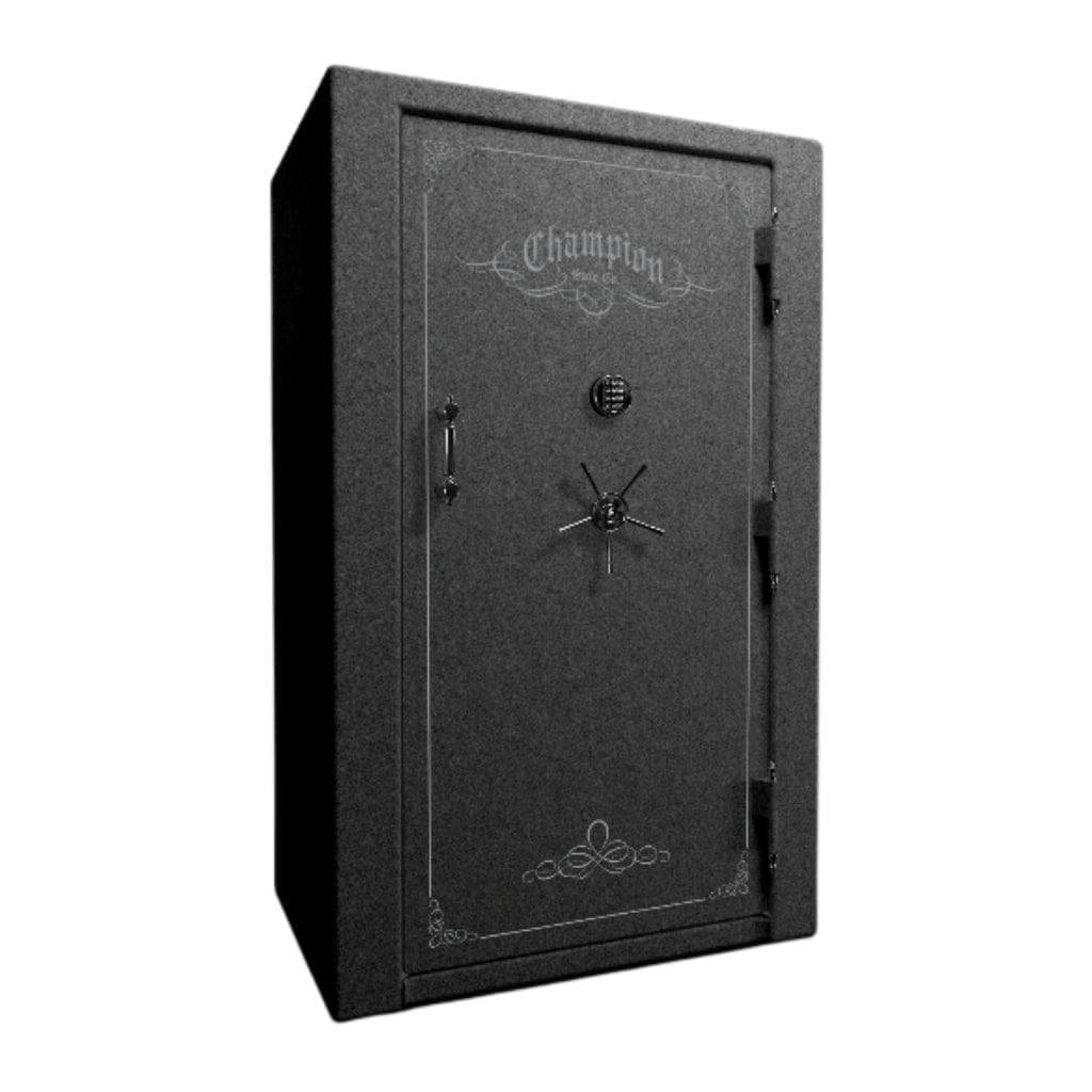 Champion Safe UT55 Untouchable 55 Gun Safe | UL RSC Rated | 58 Gun Capacity | 110 Minutes Fireproof at 1865°F Granite Texture / Standard / Silver