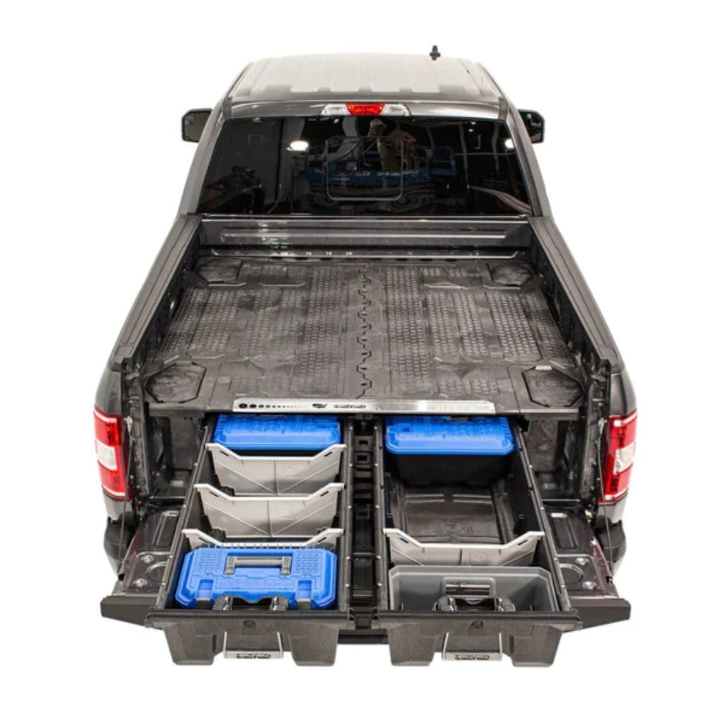 Decked DF4 / DF5 Truck Bed Storage System for Ford F150 Aluminum (2015-current) | Weatherproof | Polyethylene | 200 lbs Drawer Capacity