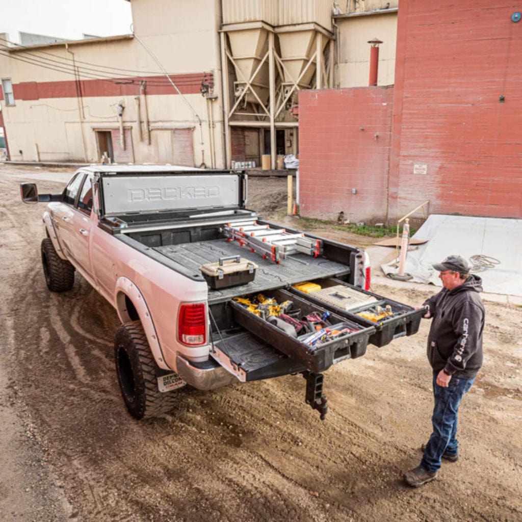 Decked DF6 Truck Bed Storage System for Ford F150 (2004-2014) | Weatherproof | Polyethylene | 200 lbs Drawer Capacity