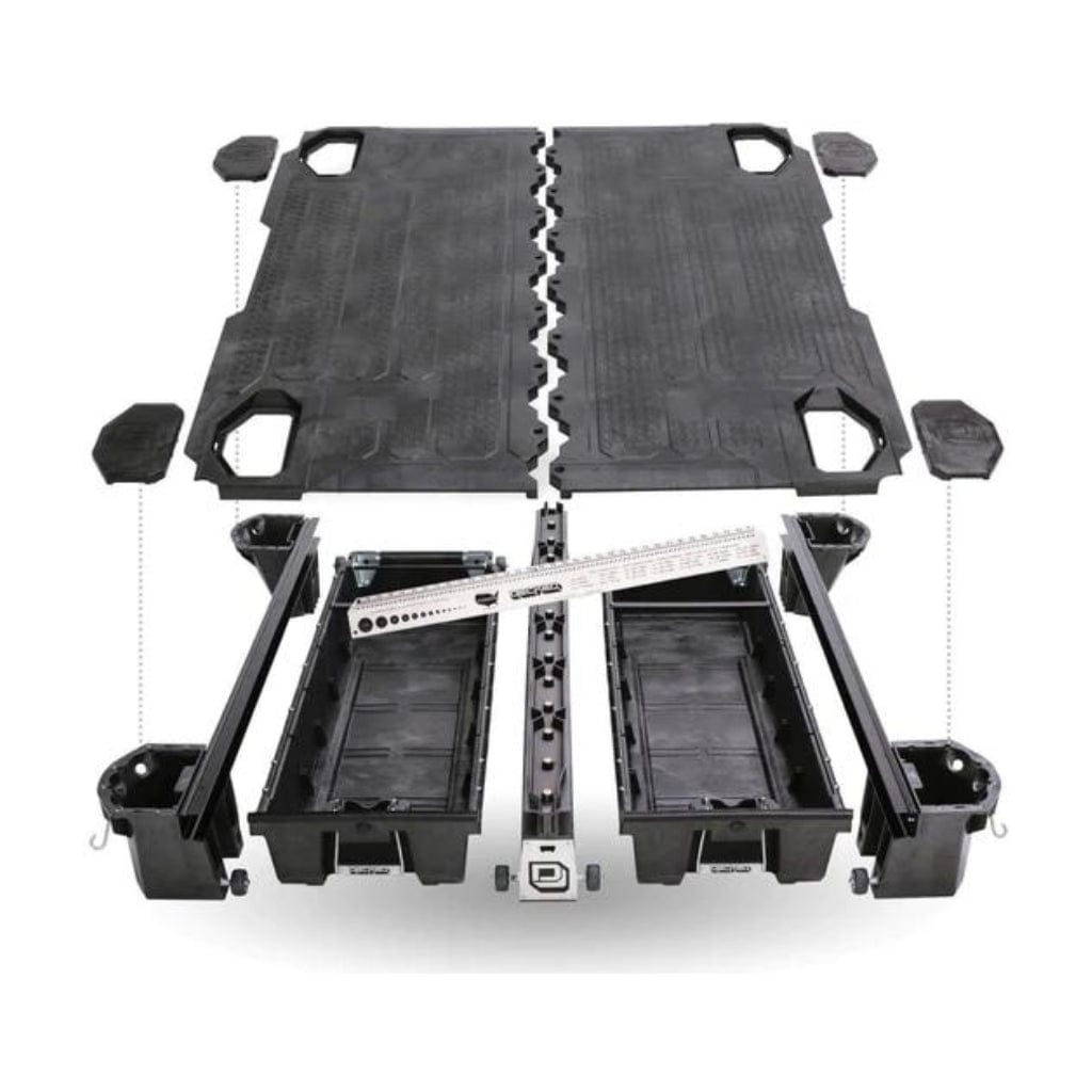 Decked DN3 / DN4 Truck Bed Storage System for Nissan Titan (2016-current) | Weatherproof | Polyethylene | 200 lbs Drawer Capacity