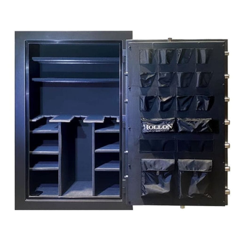 Hollon CS-45C Crescent Shield Gun Safe with Dial Lock | 45 Gun Capacity | 75 Minute Fire Rated