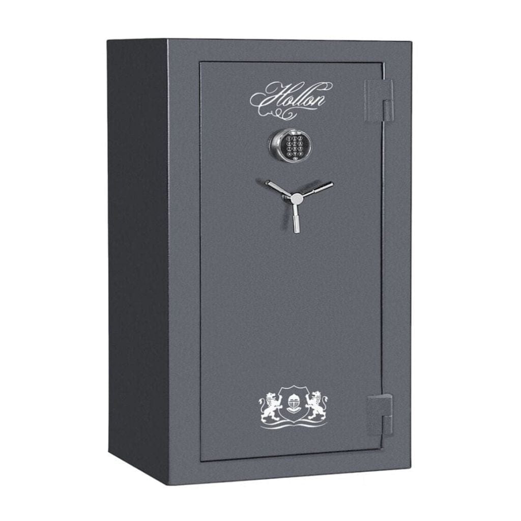 Hollon CS-45C Crescent Shield Gun Safe with Dial Lock | 45 Gun Capacity | 75 Minute Fire Rated