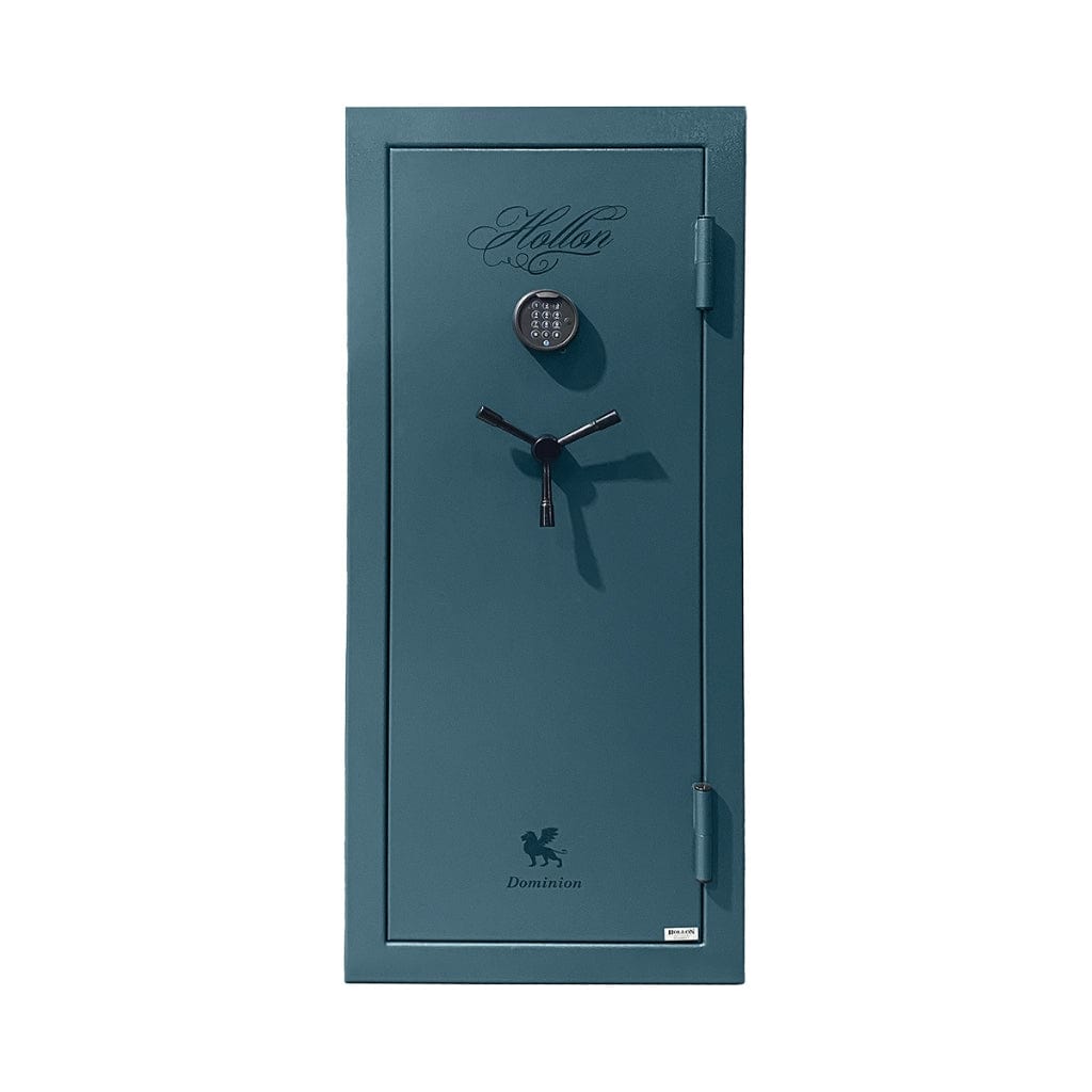 Hollon TEAL DOM-16E / GRAY DOM-16E Dominion Gun Safes with Electronic Lock | 16 Gun Capacity | 45 minute Fire Rated