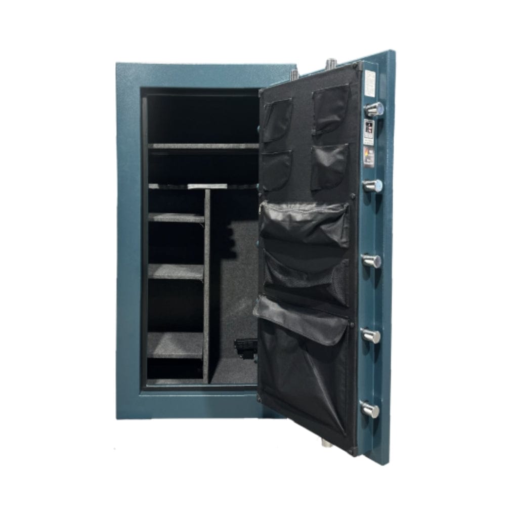 Hollon TEAL DOM-22C Dominion Gun Safes with Dial Lock | 22 Gun Capacity | 90 minute Fire Rated