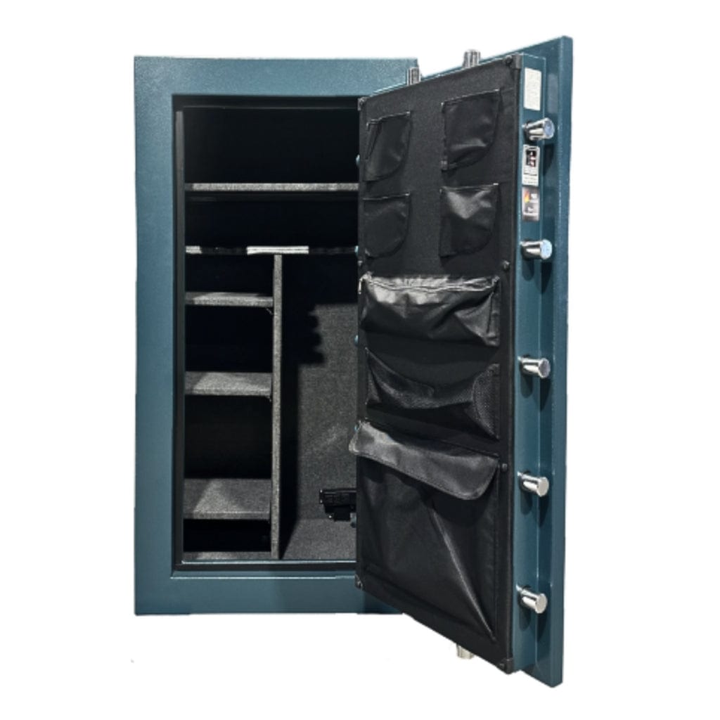 Hollon TEAL DOM-22C / GRAY DOM-22C Dominion Gun Safes with Dial Lock | 22 Gun Capacity | 90 minute Fire Rated