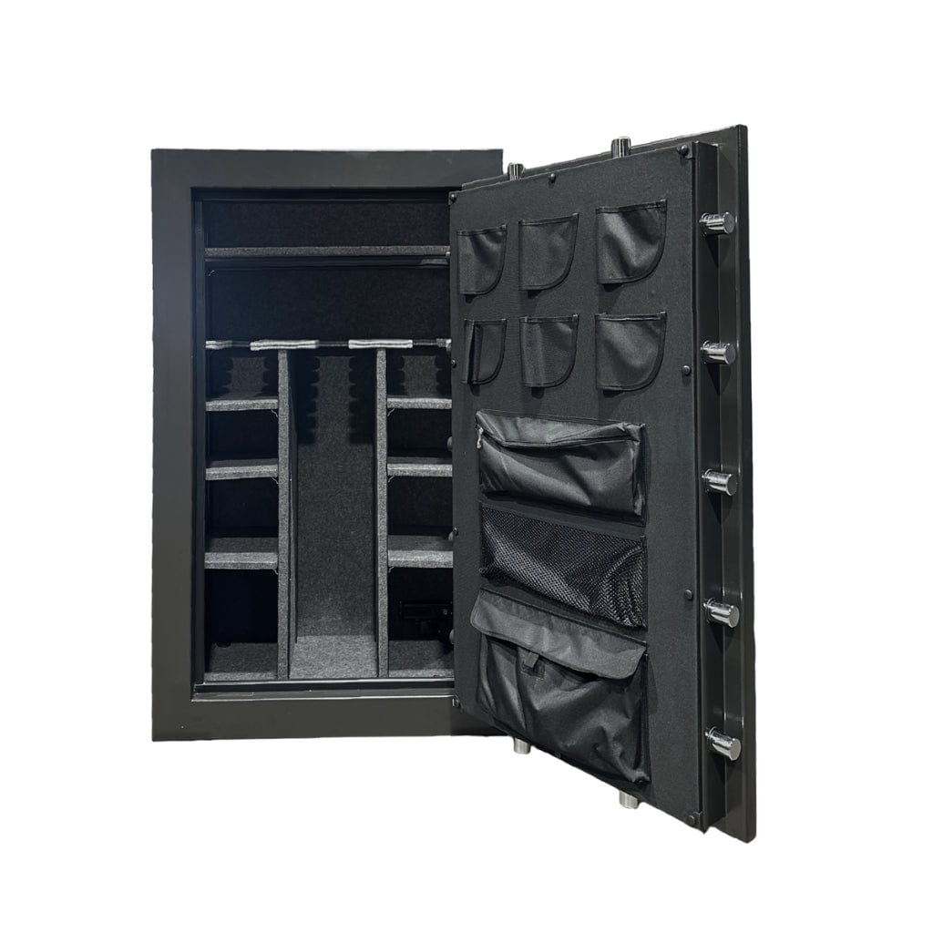 Hollon TEAL DOM-36C / GRAY DOM-36C Dominion Gun Safes with Dial Lock | 36 Gun Capacity | 90 minute Fire Rated