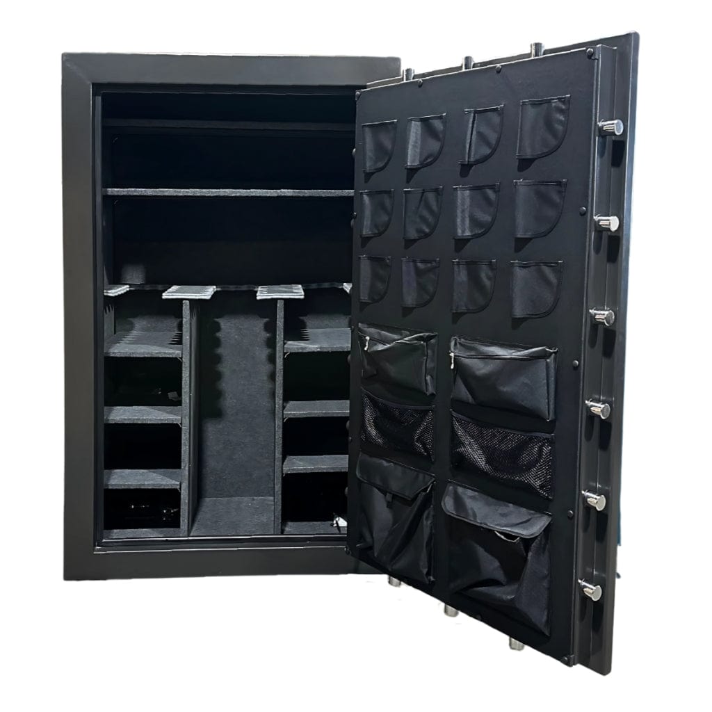 Hollon TEAL DOM-45C / GRAY DOM-45C Dominion Gun Safes with Dial Lock | 45 Gun Capacity | 90 minute Fire Rated