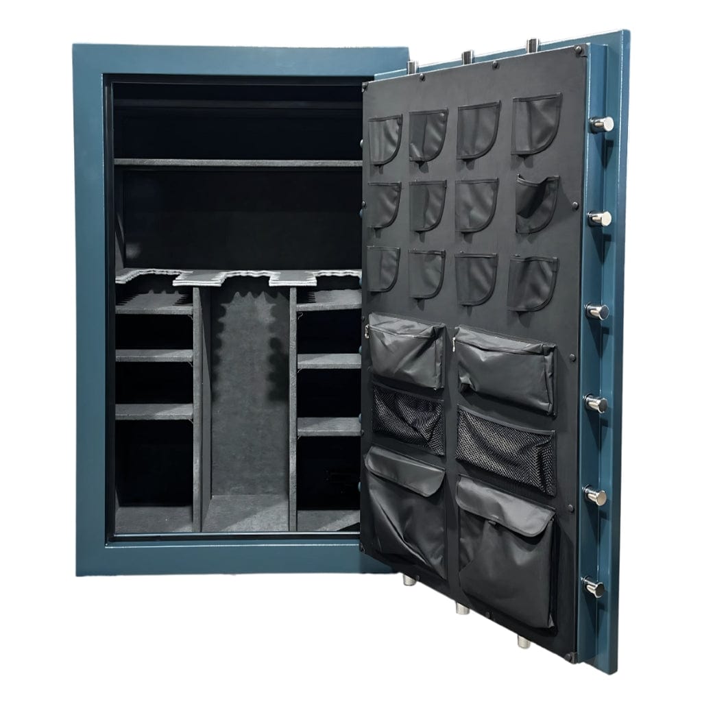 Hollon TEAL DOM-45E / GRAY DOM-45E Dominion Gun Safes with Electronic Lock | 45 Gun Capacity | 90 minute Fire Rated